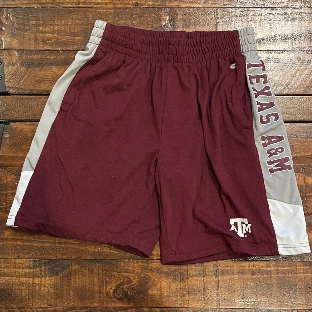 Colosseum Texas A&M Maroon and Gray Shorts